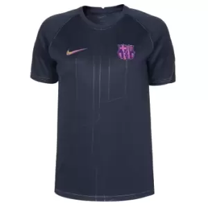 Image of 2021-2022 Barcelona Away Pre-Match Shirt (Obsidian)