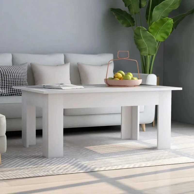 Image of VIDAXL Vidaxl - Coffee Table White 100x60x42cm Engineered Wood 801179