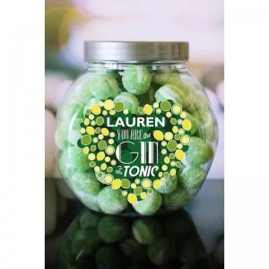 Image of Personalised Youre the Gin to my Tonic Sweet Jar