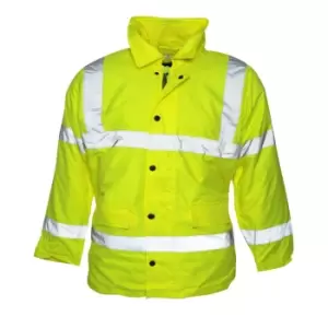 Image of Absolute Apparel Mens Hi Viz Jacket (M) (Saturn Yellow)