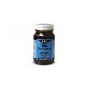 Image of Fsc Zinc Picolinate 30mg 30 Capsules