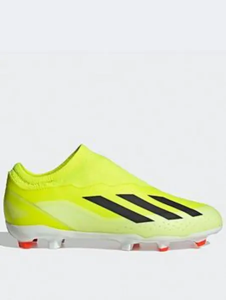 Image of adidas X Crazyfast League Junior Laceless Firm Ground Boots - Size 4