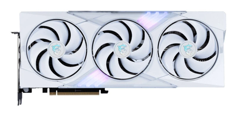 Image of MSI GeForce RTX 5070 Ti Gaming Trio OC White 16GB GDDR7 PCI-Express Graphics Card