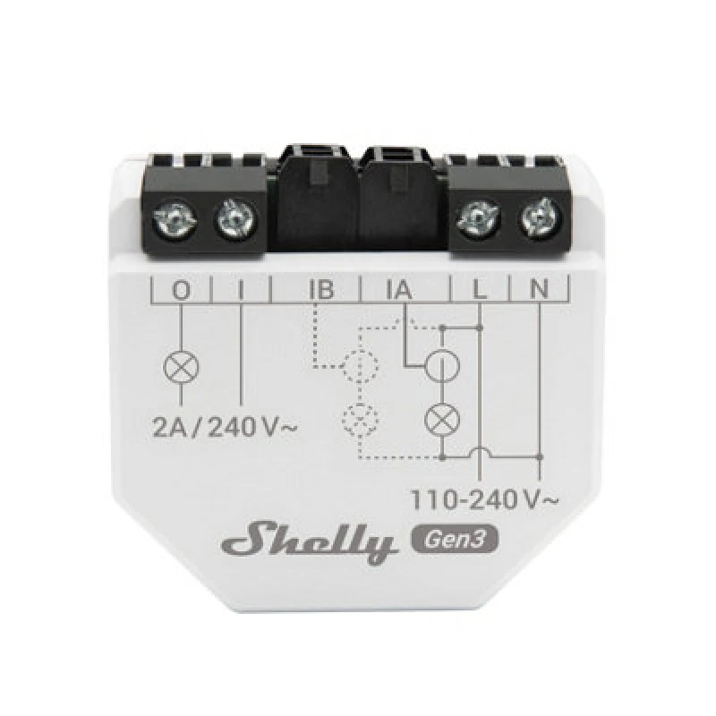 Image of Shelly Shelly Shelly EM Gen3 - (1 x 50A CT included) Electricity meter Bluetooth, WiFi Shelly_EM_Gen3