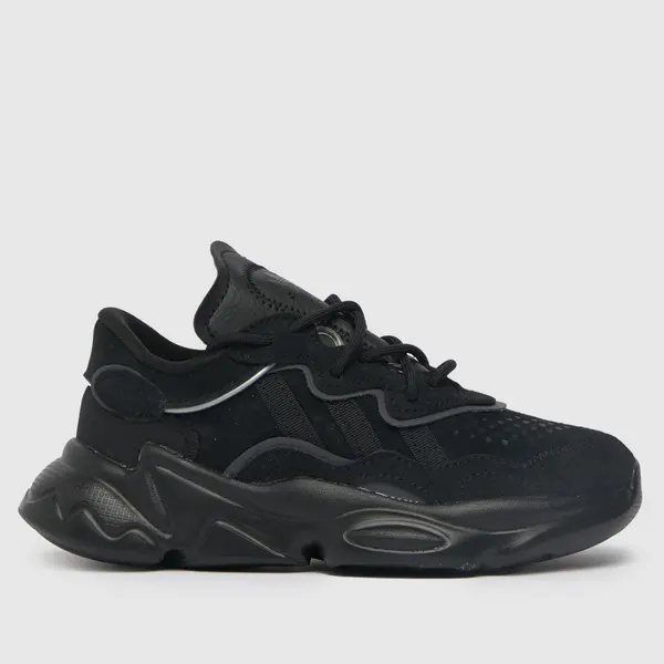 Image of adidas Black ozweego Junior trainers Black UK 11 (EU 29)