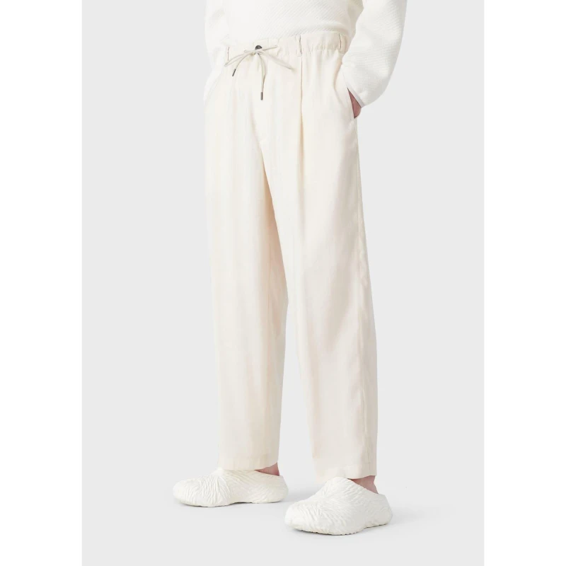 Image of Emporio Armani Trousers Cream male 40R
