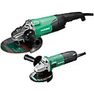 Image of Hitachi HG23ST/G12SS/J1 115-230MM 240 V Angle Grinder Twin Pack