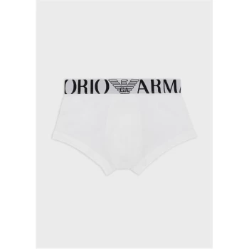Image of Emporio Armani MG Logo Trunks White Size L Men