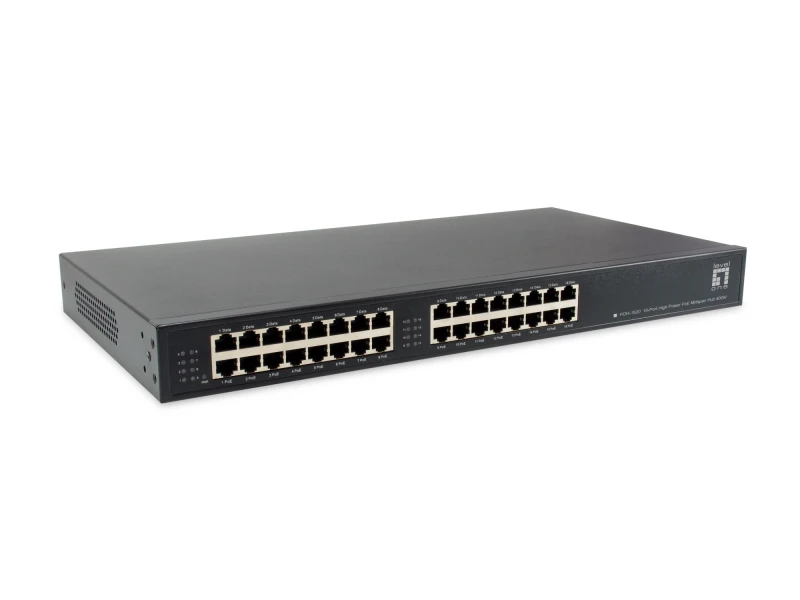 Image of LevelOne POH-1620 16-Port High Power PoE Midspan Hub .400W