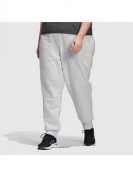 Image of Adidas Badge Of Sport Fleece Pants - Light Grey Heather