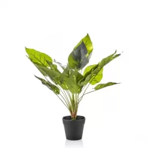 Image of CCK0196 Artificial Green Plant in Black Pot