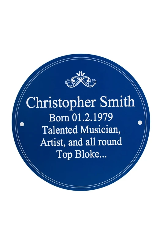 Image of Personalised Memento Company Personalised Message Heritage Plaque Decoration