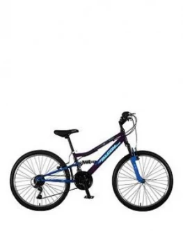 Image of Falcon Falcon Siren Girls Bike 24" Wheel Dual Suspension Bike
