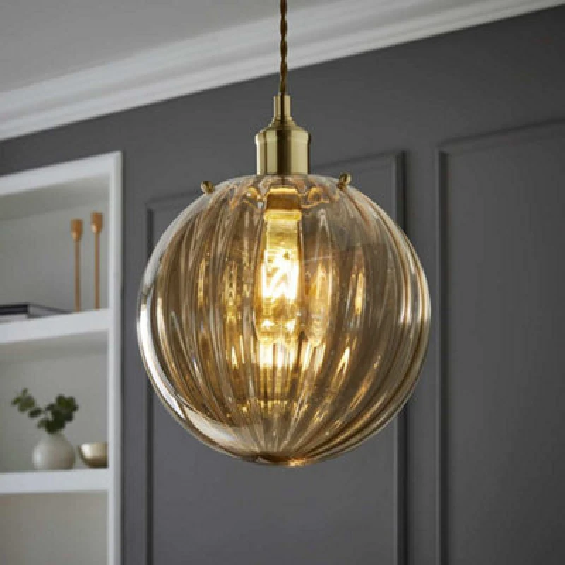 Image of Ribbed Glass Easy Fit Shade