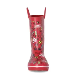 Image of Trespass Childrens/Kids Apolloton Wellington Boots (2 UK Child) (Red)