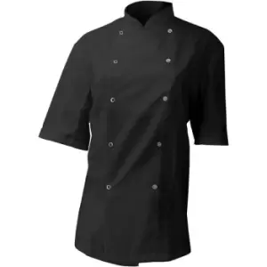 Image of Dennys AFD Mens Chefs Jacket / Chefswear (S) (Black) - Black