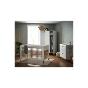 Image of Obaby 3 Piece Maya White and Natural Room Set