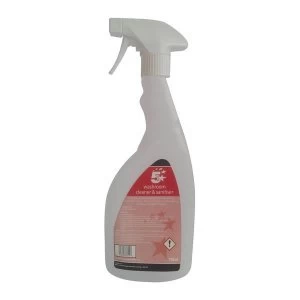 Image of 5 Star Facilities Empty Bottle for Concentrated Washroom Cleaner 750ml