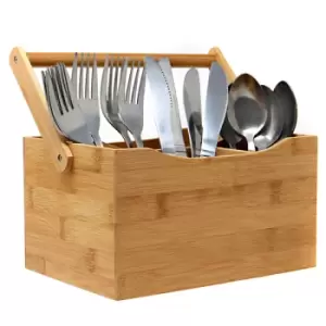 Image of Bamboo Utensil Cutlery Holder M&amp;W