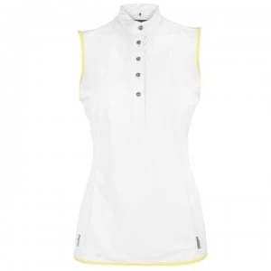 Image of Colmar Donna Sleeveless Polo Shirt Ladies - White