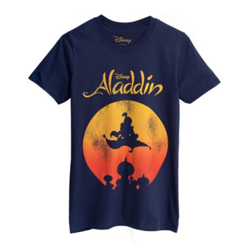 Image of (Medium) Disney Short Sleeved T-Shirt (Mens Blue)