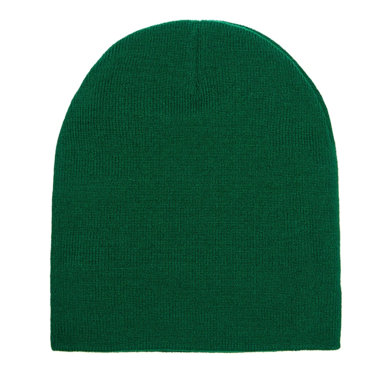 Image of Yupoong Mens Flexfit Heavyweight Standard Beanie Winter Hat in Lime Lime Male One Size