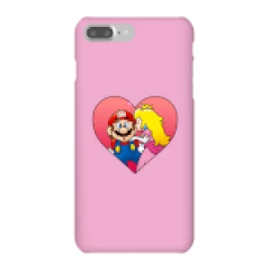 Image of Nintendo Super Mario Peach Kiss Phone Case - iPhone 7 Plus - Snap Case - Matte