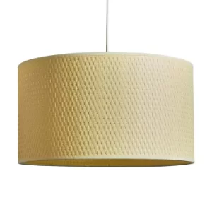 Image of XL Leno Ochre Weave Pendant Shade
