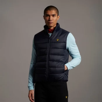 Image of Mens Wadded Gilet - Dark Navy - S