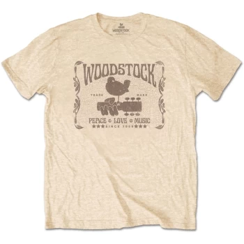 Image of Woodstock - Since 1969 Unisex Medium T-Shirt - Yellow