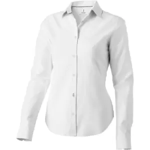 Image of Elevate Vaillant Long Sleeve Ladies Shirt (XL) (White)
