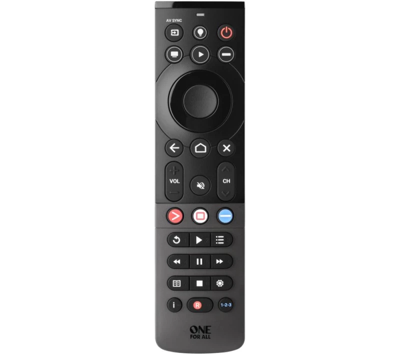 Image of ONE FOR ALL Smart Streamer URC7945 Universal Remote Control, Black 8716184074912