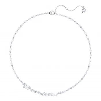 Image of Swarovski Louison Rhodium Plated White Glamorous Jewellery