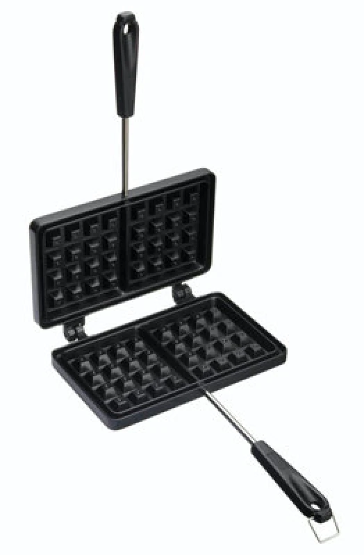 Image of Kitchencraft Non Stick Waffle Maker Black