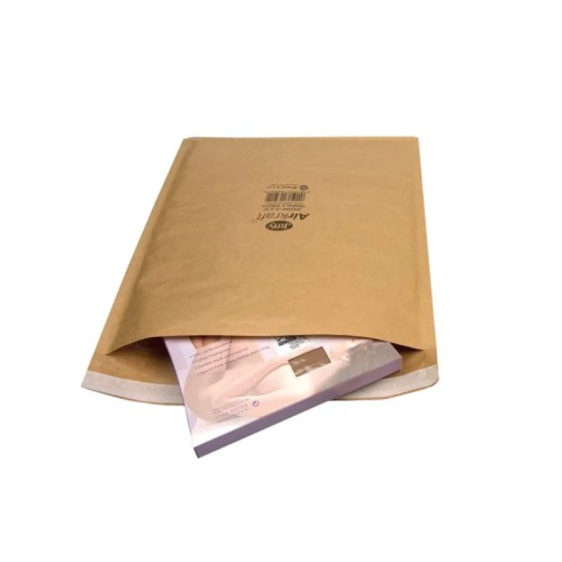 Image of Jiffy AirKraft Bubble Lined Mailer Size 1 Brown (100 Pack) MAKC99004