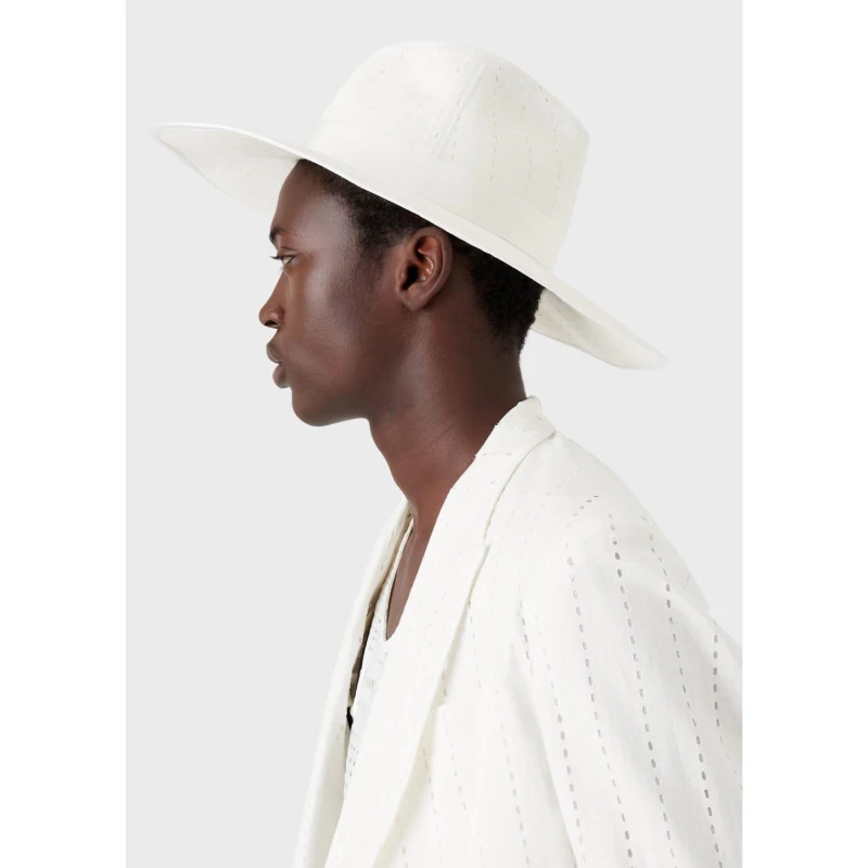 Image of Emporio Armani Straw Hat White male M