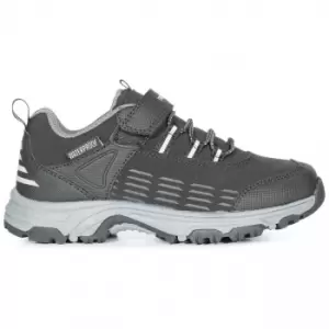 Image of Trespass Childrens/Kids Harrelson Low Cut Hiking Trainers (3 UK) (Black)