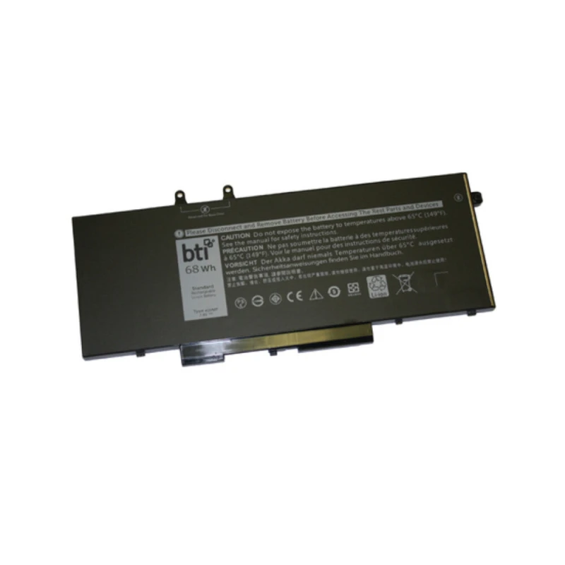 Image of BTI BTI 04GVMP compatible 68Wh 4-cell battery for Dell Precision 3540 Latitude 5300 5300 2-in-1 5400 5310 5310 2-in-1 04GVMP-BTI