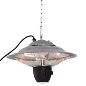 Image of OutSunny Outdoor Heater 290 x 420 x 420 mm Silver