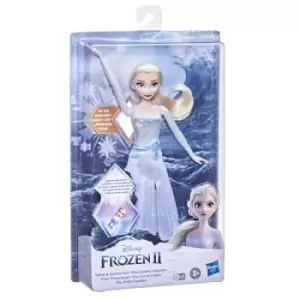 Image of Disney Frozen 2 Splash And Sparkle Elsa Doll
