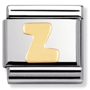 Image of Nomination CLASSIC Gold Letters Z Charm 030101/26