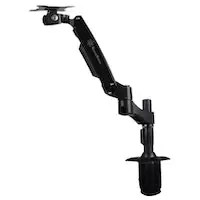 Image of SilverStone ARM11BC Single Arm Desktop Clamp Mount for Single 17-24" Monitor - Black