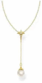 Image of Thomas Sabo KE1986-445-14-L45V 18k Yellow Gold Plated Star Jewellery