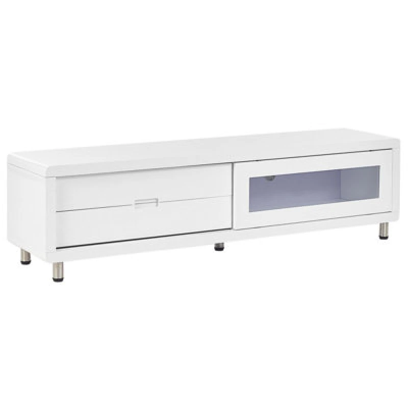 Image of Beliani TV Stand Pemborke White