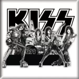 Image of KISS - Graphite Band Fridge Magnet
