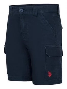 Image of U.S. Polo Assn. Boys Cargo Shorts - Navy