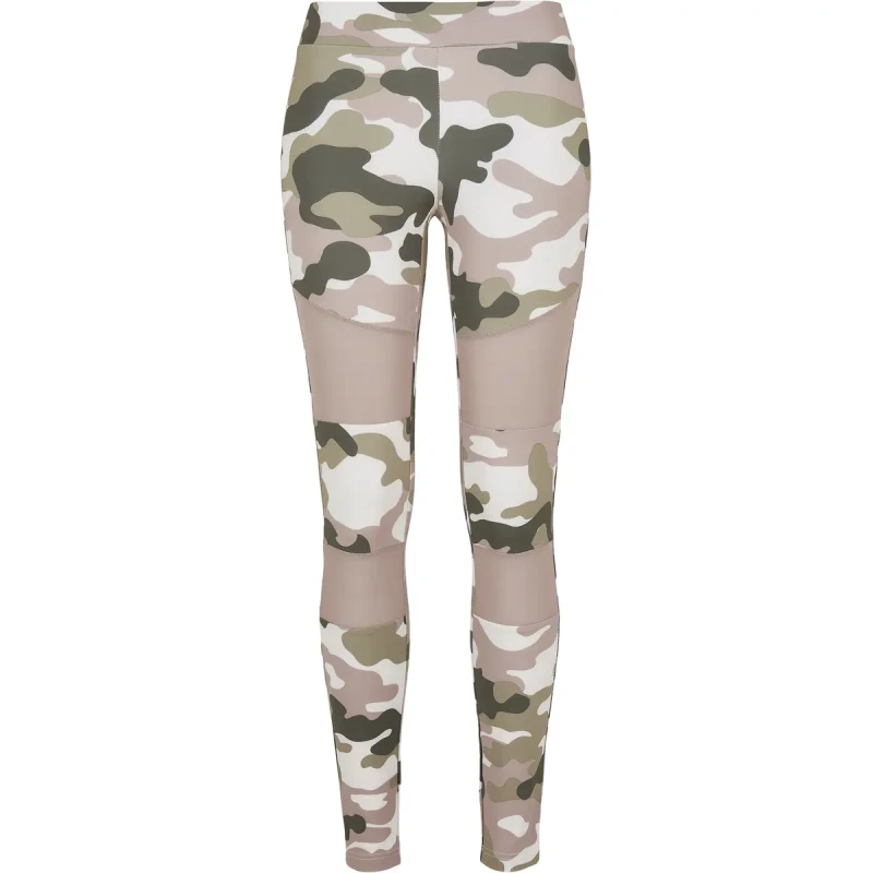 Image of Urban Classics Womens Legging Urban Classics camouflage tech Rose Female M