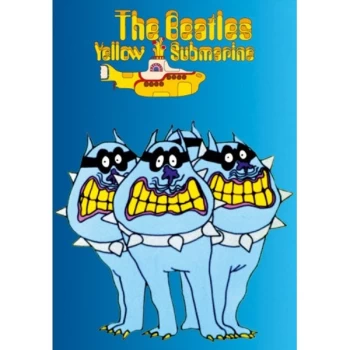 Image of The Beatles - Yellow Submarine Bull Dogs Postcard