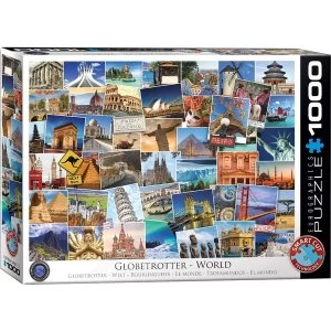 Image of World Globetrotter Eurographics 1000 Piece Jigsaw Puzzle