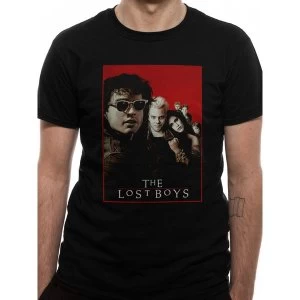 Image of The Lost Boys - Unisex Movie Sheet T-Shirt (Black)